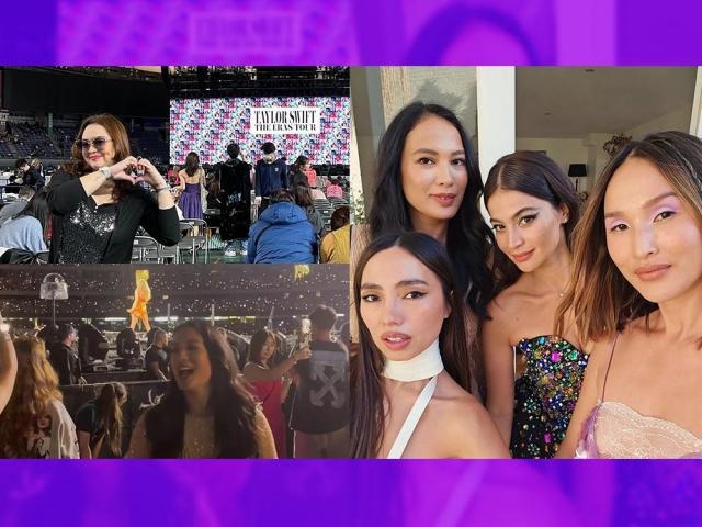 Anne Curtis Isabelle Daza Angelika Dela Cruz at Taylor Swift The Eras Tour