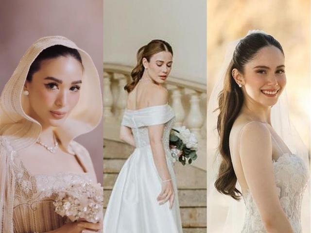 Heart Evangelista, Valeen Montenegro, and Jessy Mendiola wedding