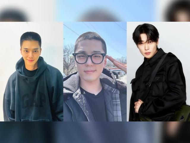 Korean celebrities fulfilling their military duties in 2024