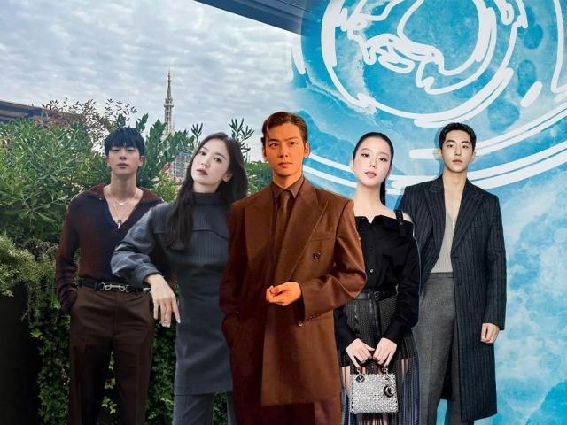 korean stars at the paris and milan fashion week