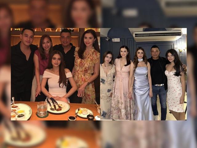 sunshine and cesar montano with their children