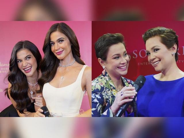 Asian stars with wax figures