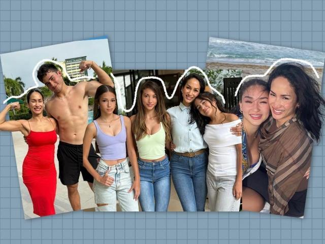 Ina Raymundo and children     