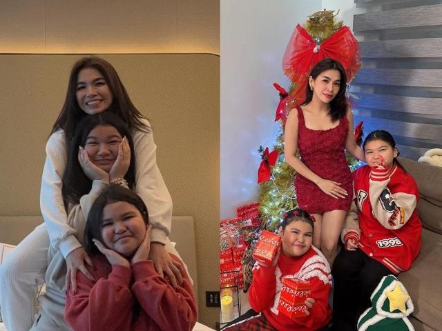 Sugar Mercado and her daughters