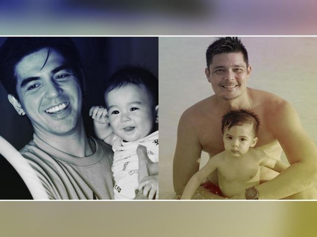 Mark Herras and Baby Corky Dingdong Dantes and Sixto