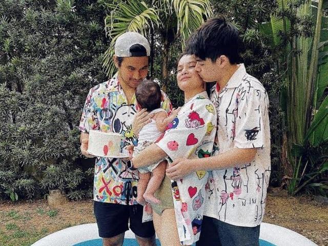 Meryll Soriano, Joem Bascon Elijah and the newborn baby boy