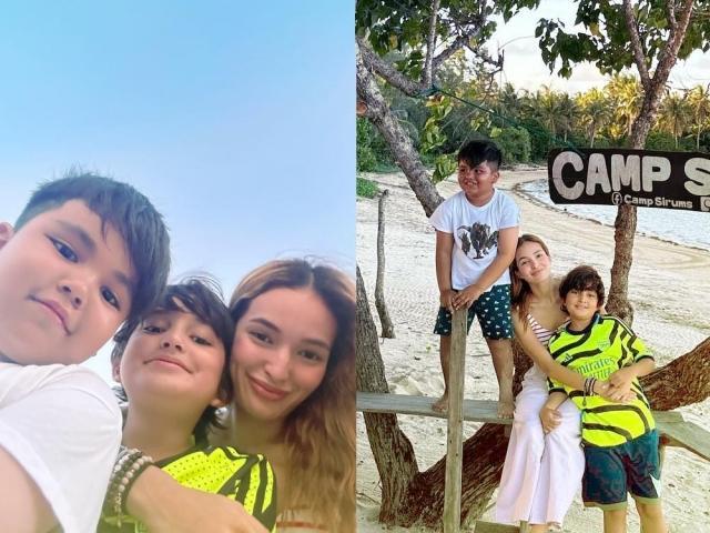 Sarah Lahbati Zion and Kai
