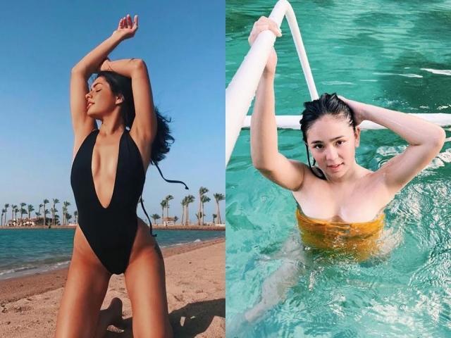 celebrities showing underarms