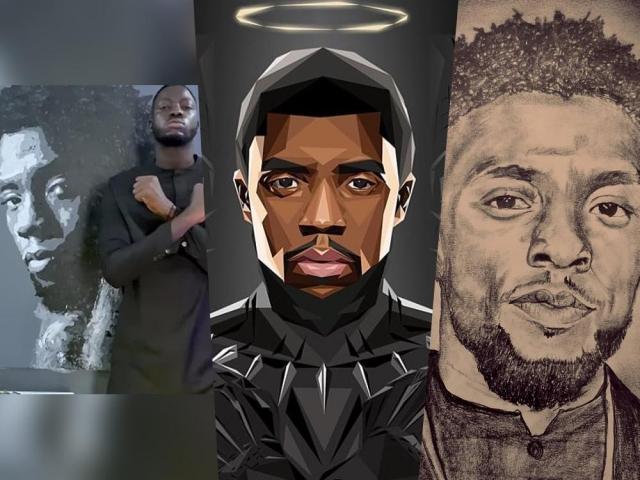 chadwick boseman art tributes