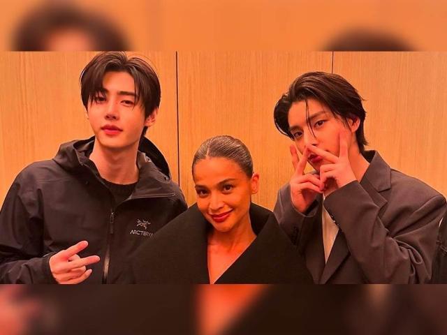 Anne Curtis with ENHYPEN Jake and Sunghoon
