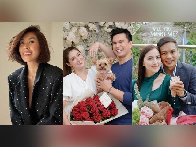 Engaged celebrities during the pandemic