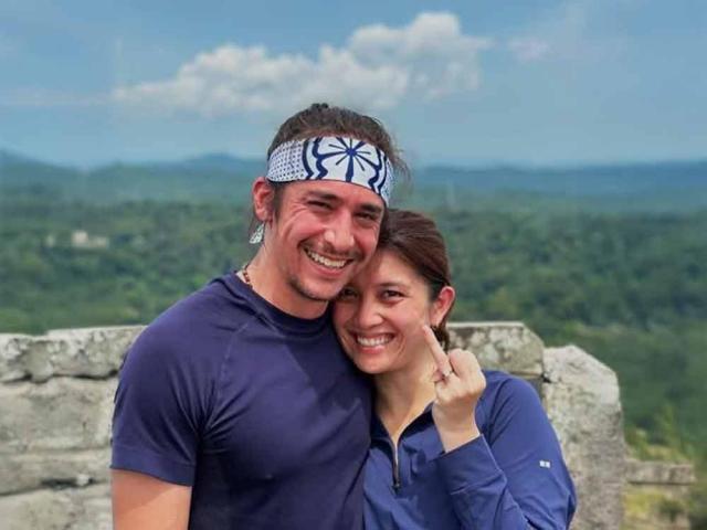 Mav Gonzales and her non showbiz fiance