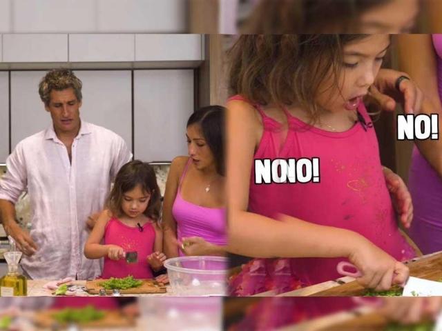 Nico Bolzico and Thylane Bolzico