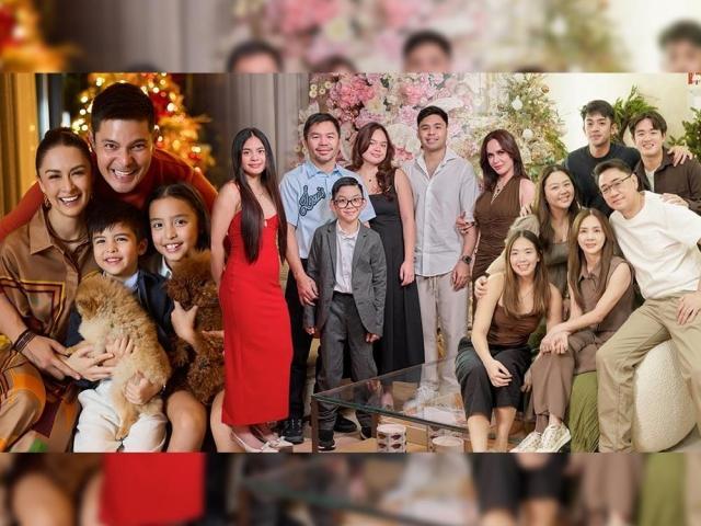 Celebrity Christmas photos of 2024