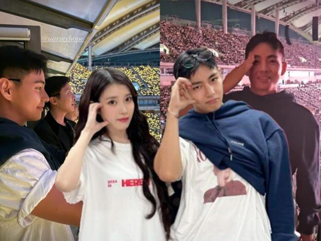 BTS members V and JHope