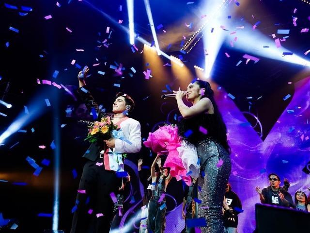 Julie Anne San Jose Stell of SB19 in concert