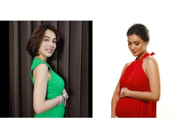 Pregnant celebrities of 2021