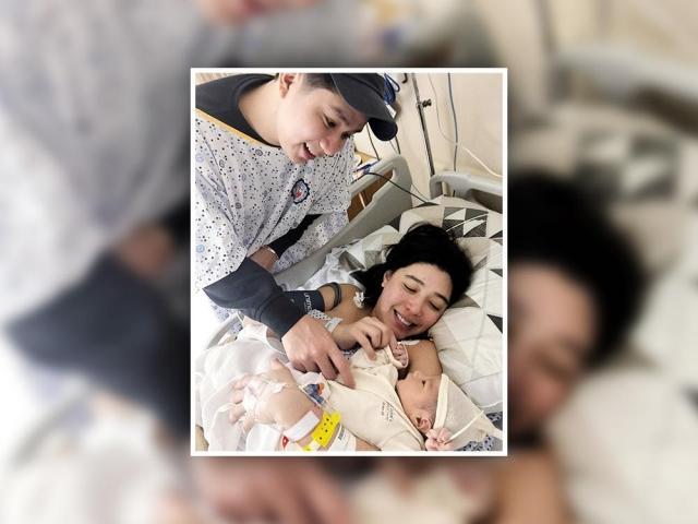 Dani Barretto, Xavi Panlilio and baby Riley