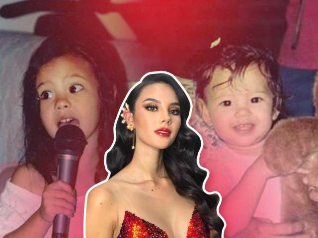 The young Catriona Gray