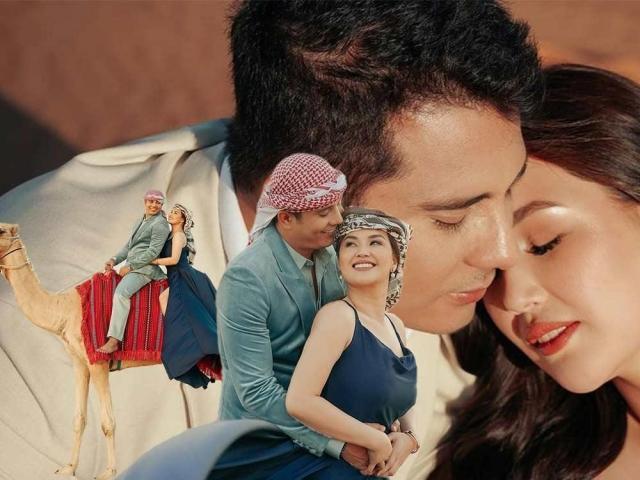 Ejay Falcon and Jana Roxas prenup photos