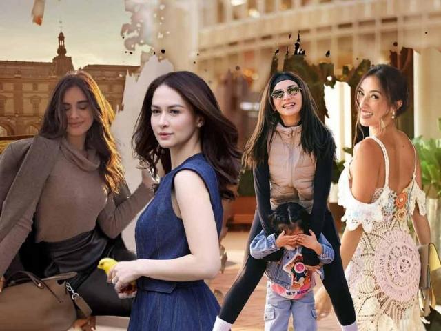 marian rivera, jennylyn mercado, max collins, and solenn heussaff