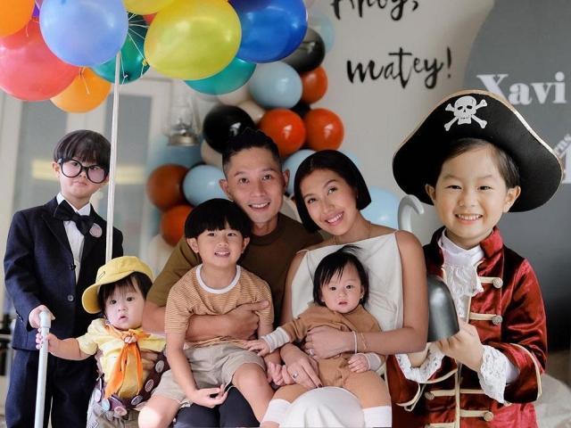 Liz Uy and Raymond Racaza's babies Xavi and Mati