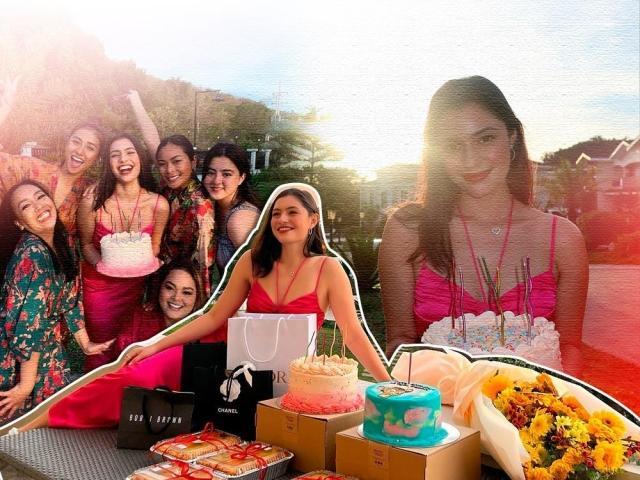 Thia Thomalla's 27th birthday celebration with 'First Lady' co stars