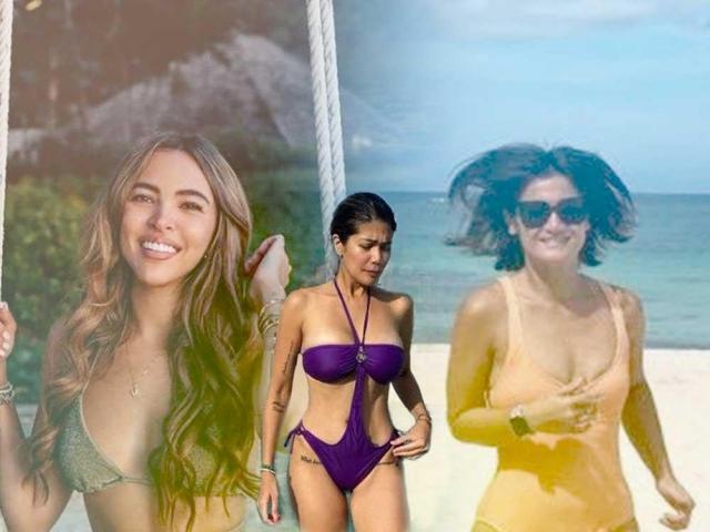 Summer photos of celebrity moms XX Source: credit the source of photos