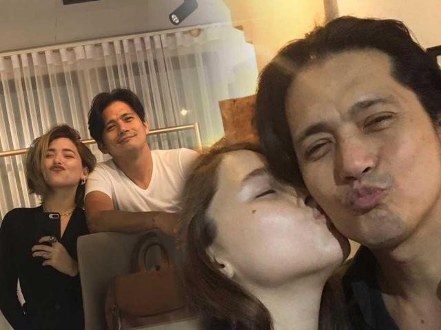 Kylie Padilla and Robin Padilla