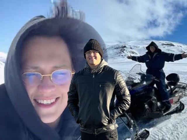 Enrique Gil in Iceland