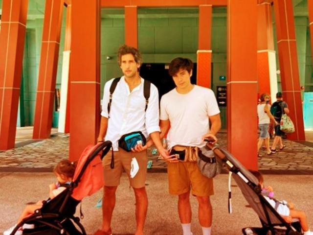 Nico Bolzico and Erwan Heussaff