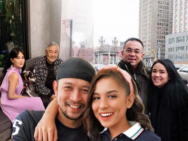 Magagandang celebrities at ang kanilang guwapong tatay