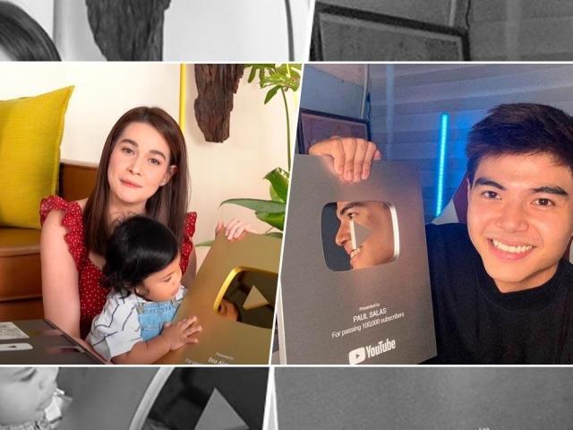 celebrities with youtube play button 