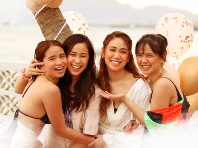 Mikee Quintos, Louisa Marie Quintos, Denise Quintos, and Jodee Quintos