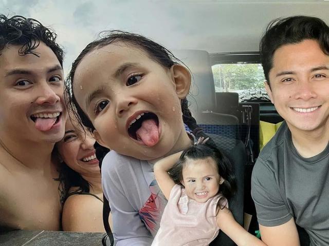 JC Santos with daughter River Altheia
