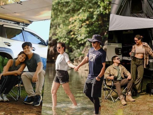 Camping ideas from celebrities