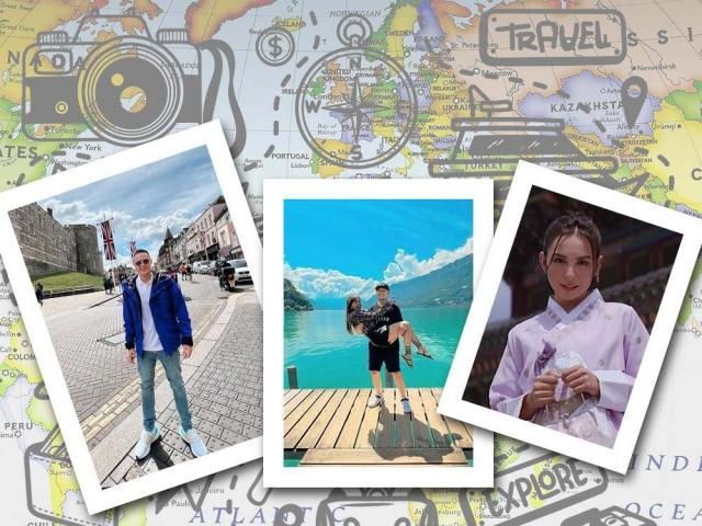 Celebrity travel photos