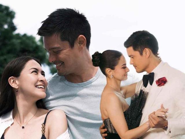 Marian Rivera, Dingdong Dantes Zia Dantes and Ziggy Dantes