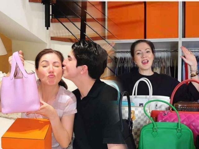 Carmina Villarroel and her designer bag collection