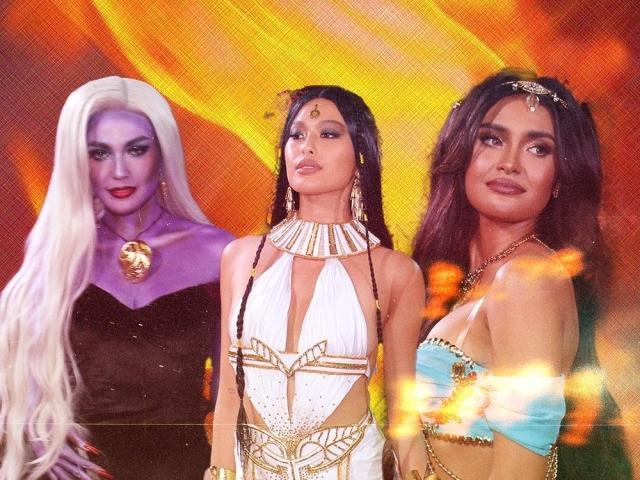 Andrea Torres, Michelle Dee, and Rabiya Mateo at the The Sparkle Spell