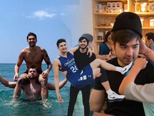 Andre Paras with his siblings