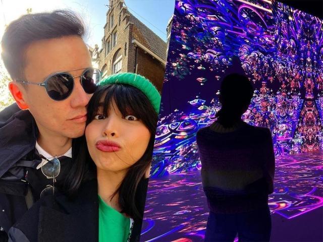 Maine Mendoza and Arjo Atayde visit Amsterdam