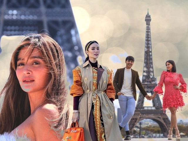 Kris Bernal, Heart Evangelista, Mikee Quintos, Paul Salas, Eiffel Tower