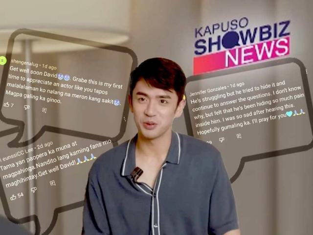 David Licauco receives well wishes from fans