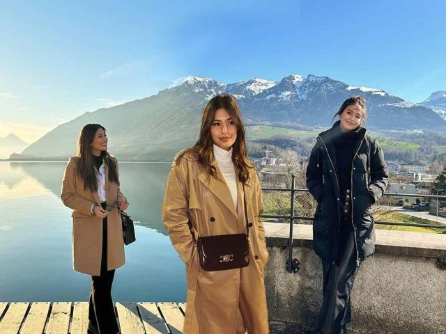 Gabbi Garcia in Switzerland and Italy