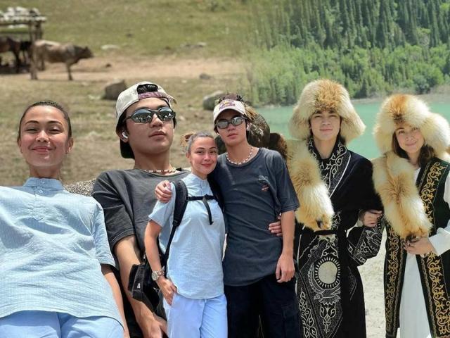 Jodi Sta Maria's silk road adventure with son Thirdy