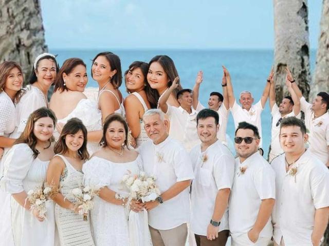 Camille and John Prats' parents renewal of vows