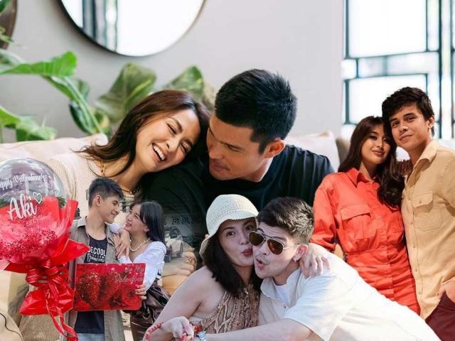 Allen ansay and sofia pablo Valentines surprise,Gabbi Garcia and Khalil Ramos, Julie ann san Jose and Rayver Cruz picnic, Marian rivera and Dingdong d