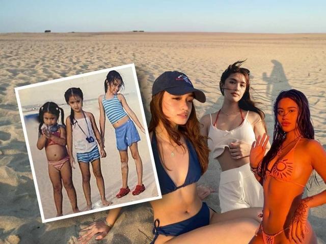 Angelina Cruz, Sam Cruz, and Chesca Cruz