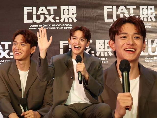 K-pop idol Lucas' press conference in Manila